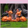 Resin Cute Deer Miniatures For Event Animal Decoration And Gifts Friendship