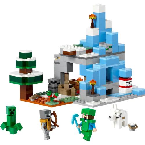 LEGO Minecraft Frozen Mountain Top Игрушка Подарок на день рождения Блок Рождество Мальчики Девочки Дети 8 лет 9 лет 10 лет Начальная школа Minecraft G