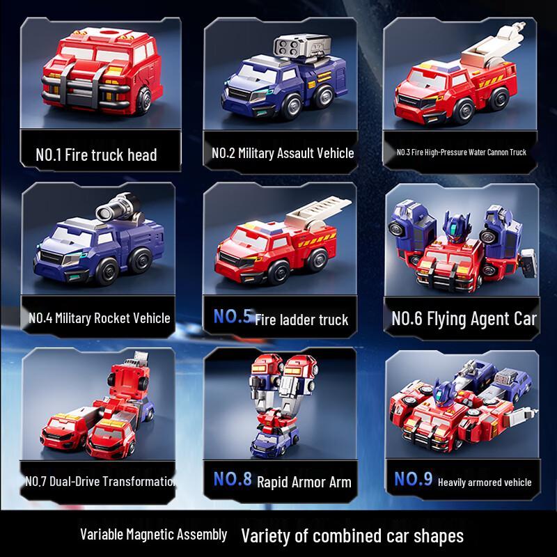 Магнитный робот-трансформер