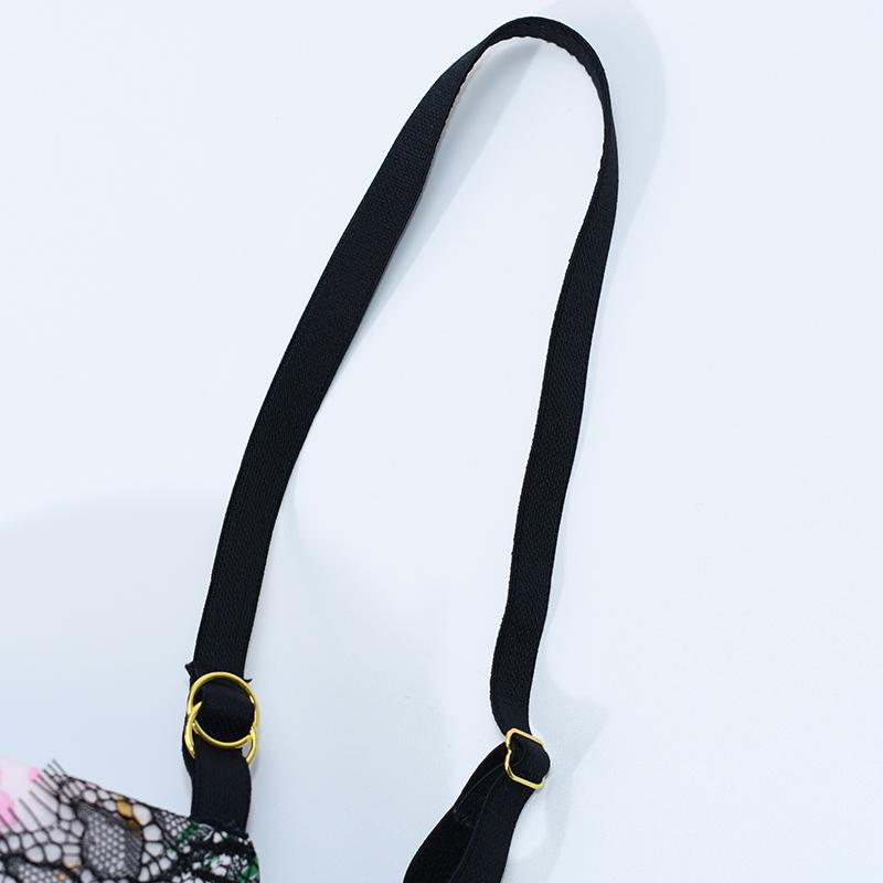 DKGEA Сексуальный комплект нижнего белья, толстый женский бюстгальтер пуш-ап с принтом, кружевное белье