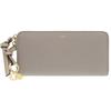 Wallet CHC21WP941 F57 Cashmere Gray ALPHABET Alphabet Leather Long Zip Wallet [Chloe] (long Wallet) Women's [Brand] [Item]