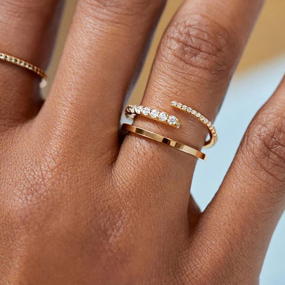 Стильное простое кольцо из стерлингового серебра 925 пробы с открытым крестом и подвеской в виде креста