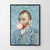 Plakat vincent van gogh z balonem pop art