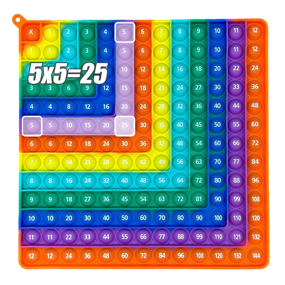 Практика умножения Математические игры, 12x12 Таблица умножения Обучающие настольные игры, Математические обучающие игрушки Канцелярские подарки