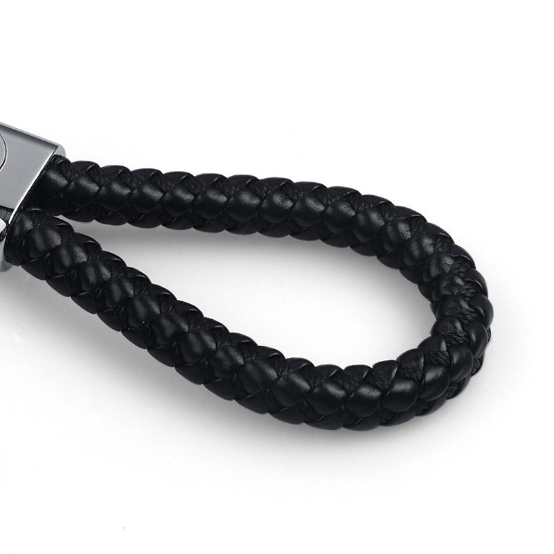 SFXU9 Car Keychain Braided Rope Anti-Lost Chain For Ford Focus Mondeo Mustang ST Fiesta Kuga Taurus Escape Kuga Explorer Fusion Ranger