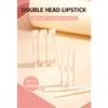 QIBEST Rotating Dual Tip Lipstick Lip Liner Matte Nourishing Matte Non-Fading Non-Stick Single Lipstick Makeup