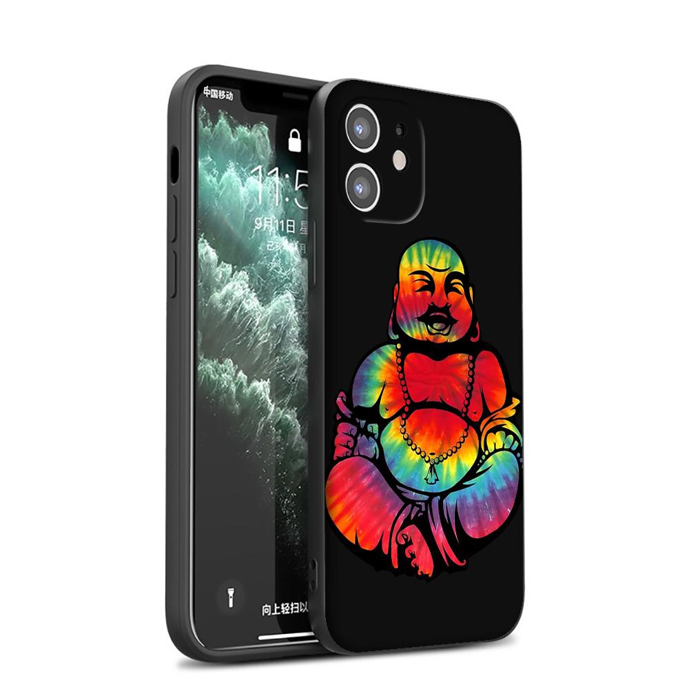 GX45 Budha to Buddha Silicone Soft Case for iPhone 18 13 12 Mini 11 Pro XS Max XR X 8 7 6 6S Plus 5 5S SE 2020