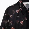 Kaslead New Arrival Women's Fashion Style Fashion All-Match Translucent Print Long Sleeves Shirt 9030213