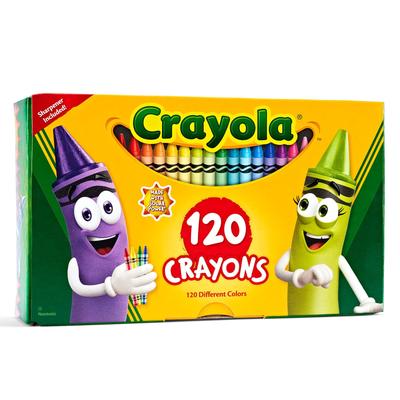 Набор восковых мелков Crayola с точилкой для мелков Аутентичный 120 цветов 52-6920