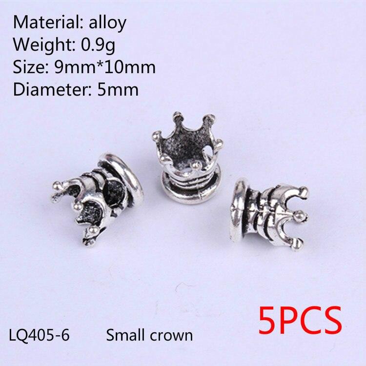 5pcs/bag Silver Metal Hair Rings Braid Dreadlocks Bead Hair Cuffs Dread Tube Charm Dreadlock for DIY Hair Accessaries