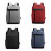 Multipockets Student Backpack Large Capacity Laptop Shoulder Bag Simple Nylon Backpack  Outdoor