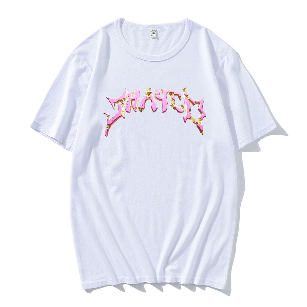 Футболка Jhayco VIDA ROCKSTAR с круглым вырезом, повседневная мужская/женская, летняя, высококачественная, мягкая, хлопковая футболка