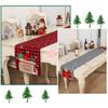 Santa Snowman Style Christmas Table Runner Christmas Decorations For Home Decor 2024 Xmas Navidad Noel Gifts New Year 2025