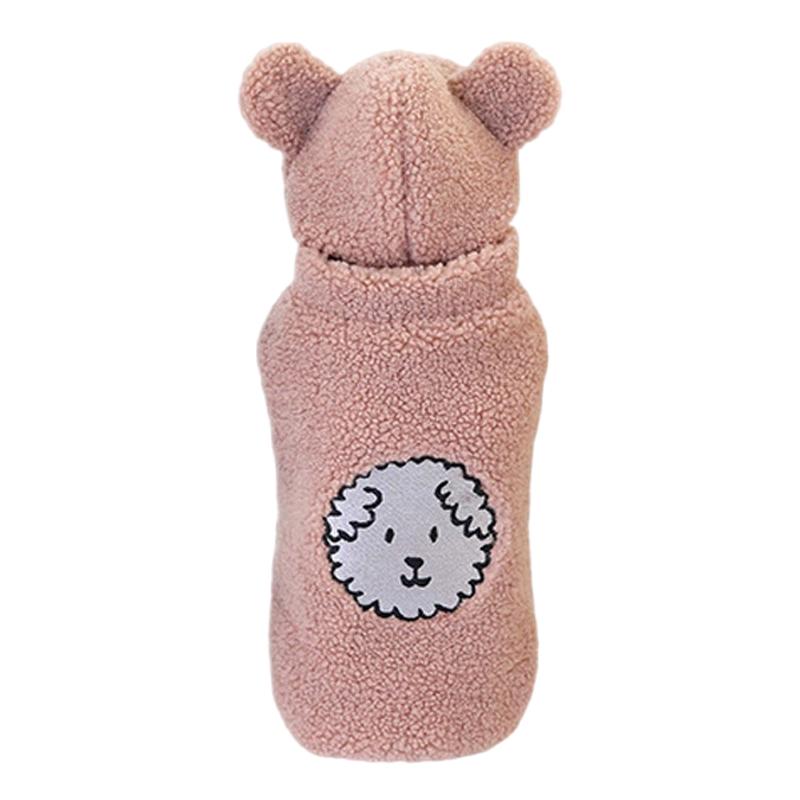 Милая одежда для собак с шапкой, теплая куртка для домашних животных, костюм для маленьких и средних собак, кошек, одежда для ши-тцу, чихуахуа, одежда для йоркширского пуделя