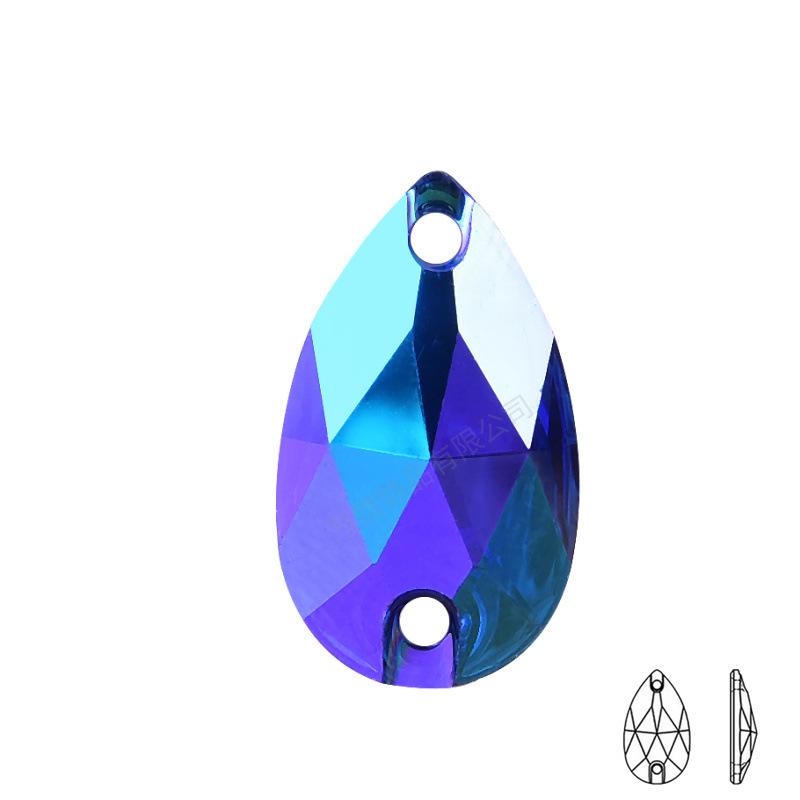 Капля воды из смолы, сшитая вручную, с плоским дном, аксессуары своими руками, декоративная одежда, головные уборы, обувь и шляпы, свадебное платье, плоская пряжка