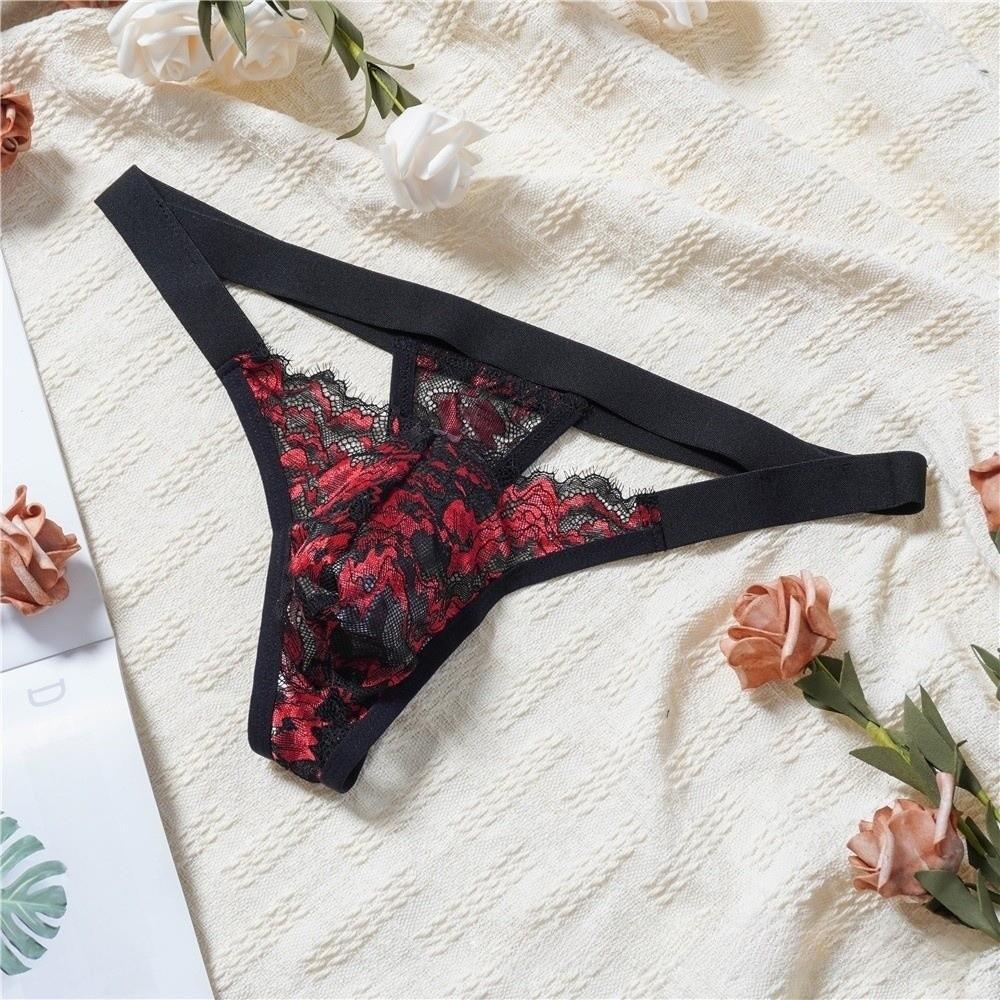 Прозрачные Сетчатые Прозрачные Трусы Низкая Талия Стринги Мужские Тонкие Мужские Кружевные Стринги Ролевые Игры