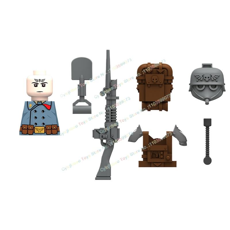 Современный Пиро Солдат Сержант Корпус Связи Снайпер Инструктор Строительные Блоки Кирпичики Аксессуары Голова Оружие Детские Игрушки N201-208