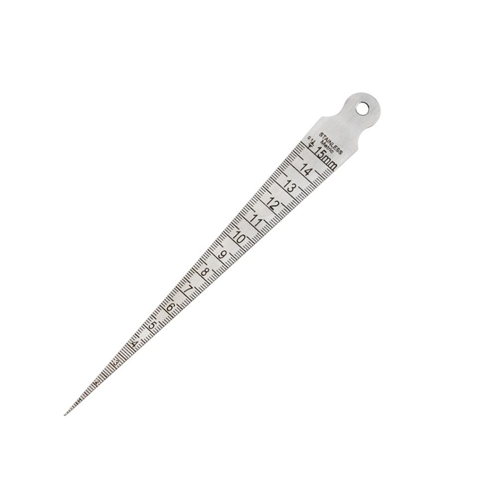Gap Hole Welding Gauge 1-15mm Taper Gauge Measure Tool Wedge Feeler  Inner Diameter