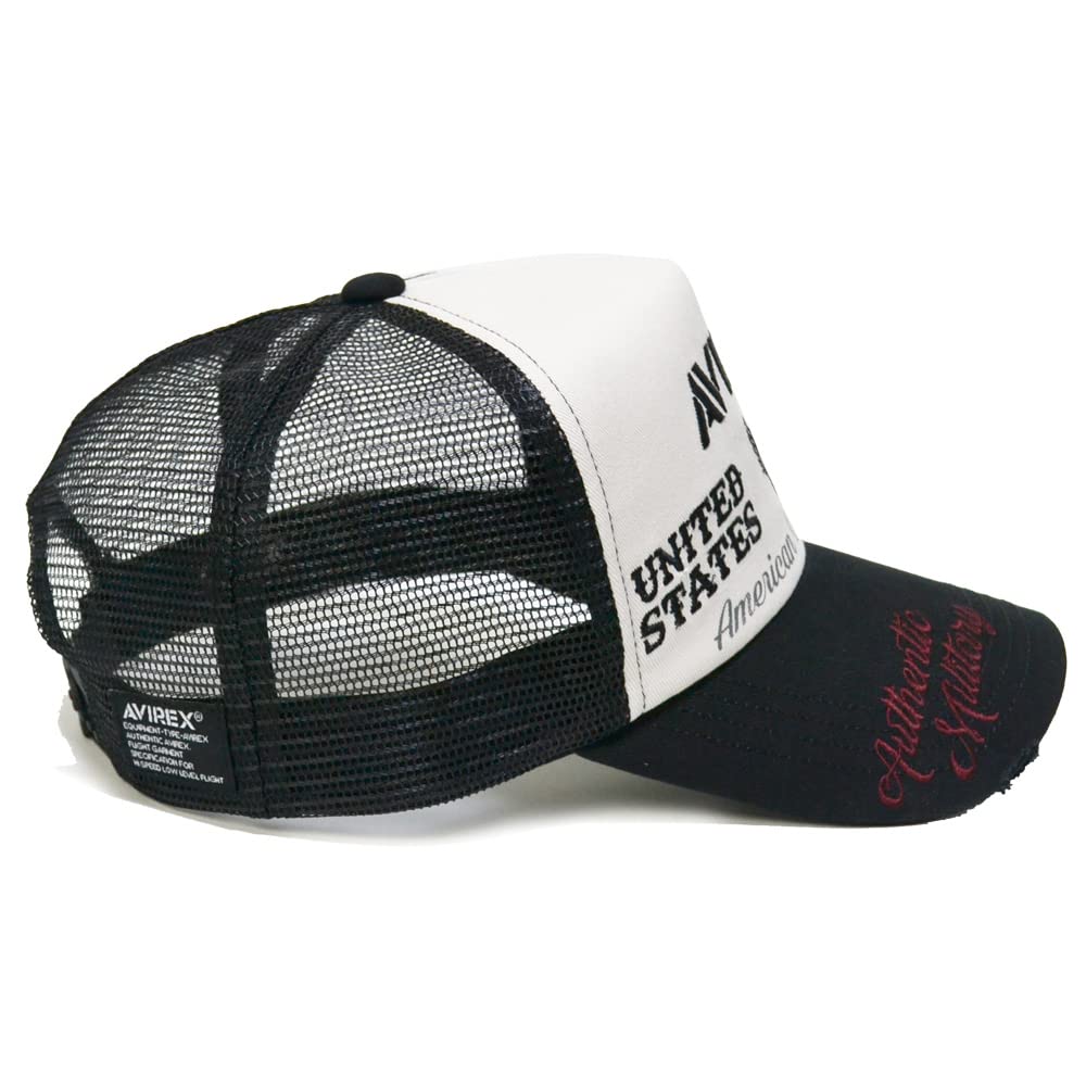 AVIREX Соединенные Штаты 17093800 AVIREX Поврежденная сетчатая кепка (черный)