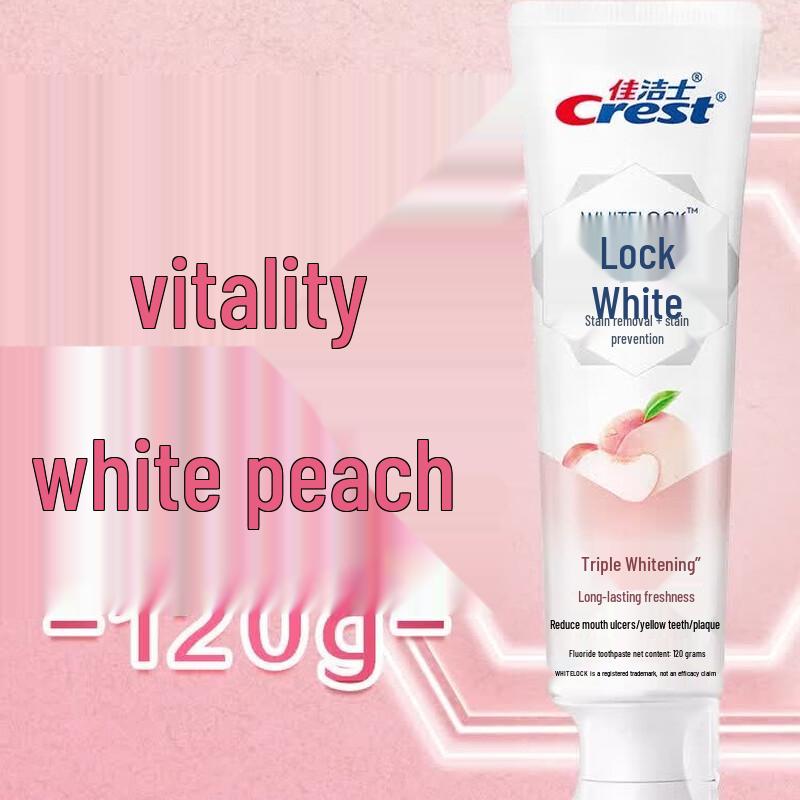 Crest White Peach Whitening Toothpaste