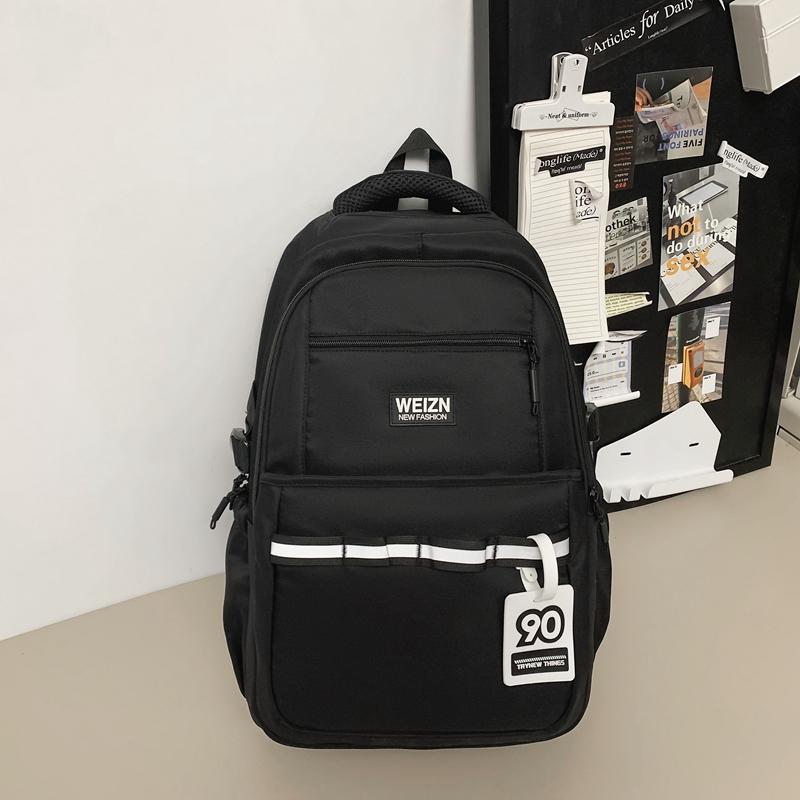 Мужской рюкзак с цветными блоками, женская дорожная сумка большой вместимости, многофункциональная студенческая школьная сумка для кампуса