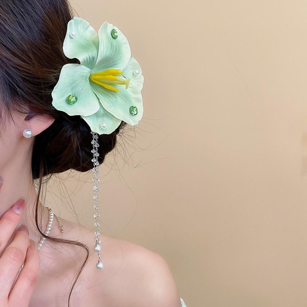 Rose Flower Butterfly Orchid Hairpin Ancient Style Hanfu Hair Accessories Flower Hair Clip Women