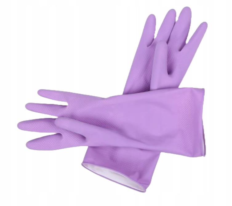 Durable Rubber Cleaning Gloves for Housework, M