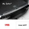 Rear Trunk Bumper Guard Cover Sticker Boot Plate For Zeekr 7X 2025 2026 Car Protector ABS Carbon fiber Decoration Accessories