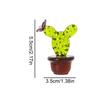 Мини-фигурки кактусов, украшения, стеклянный кактус, бонсай, декор, скульптуры и фигурки, настольные украшения, украшения для автомобилей и дома, игрушки