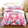 Роскошный новый 3D-принт Аниме Pretty Cure Комплект постельного белья Мальчики Девочки Размер Twin Queen Пододеяльник Дети Взрослые Мода Домашний текстиль