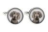 Weimaraner, Grey Ghost - cufflinks, a shirt accessory, a shirt pendant from the Art-Dog brand