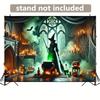 1pc Stunning Witch's Workshop Background - Polyester Wall Decor Mysterious and Horrifying Haunted House Scene