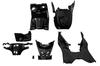 Bike Parts Center Cygnus X Inner Cowl Set Black Exterior Painted Yamaha Cygnus X SE44J 305901