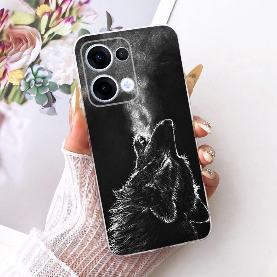 For Oppo Reno13 Pro Case CPH2697 Luxury Flowers Butterfly Painted Cover Soft Slim Phone Case For Oppo Reno 13 Pro Reno13 5G Bags