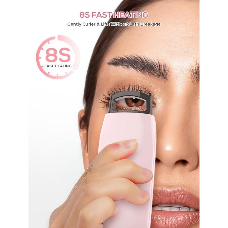 2024 Новый 5D Push нагреваемый щипцы для завивки ресниц с 3 температурами и 8-секундным быстрым нагревом микро/профессиональная/матовая текстура для четкой завивки каждый раз