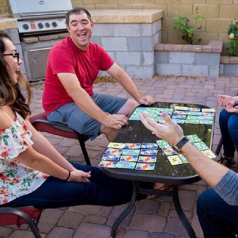 Увлекательная настольная карточная игра Skyjo Classic, изготовленная из прочной бумаги для всех возрастов