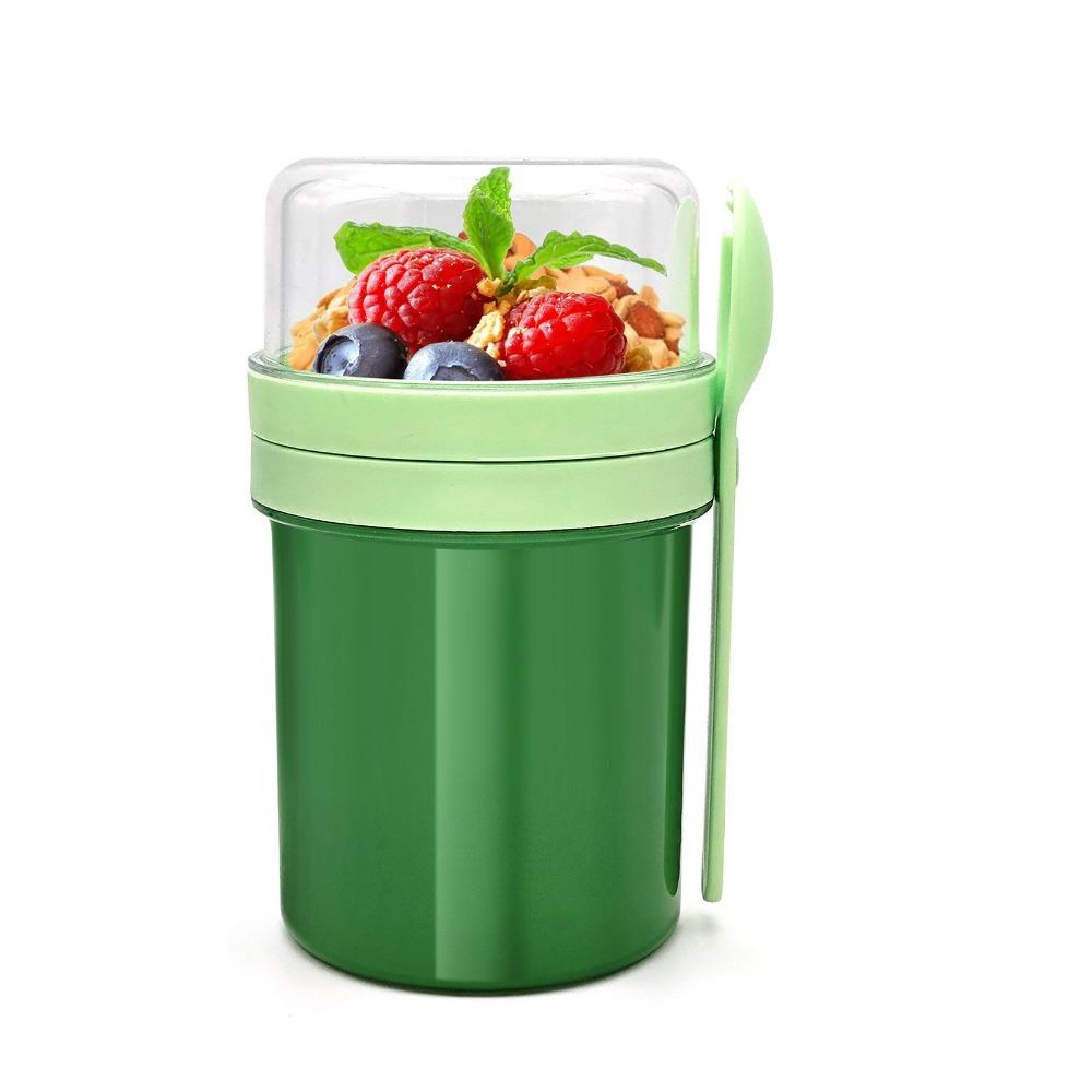 with Spoon Breakfast Cup Dressing Holder Yogurt Container Convenient Fruit Cup School