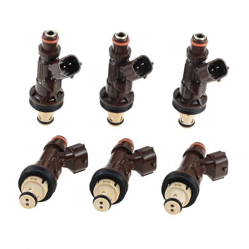 6pcs Car Fuel Injectors Replacement 23250-62040 FJ585 217-2933 for 1999-2002 Toyota 4Runner 1999 2000-2004 Tacoma Tundra 3.4L V6