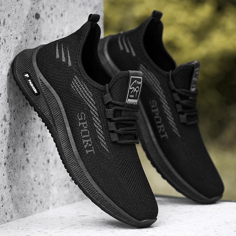Обувь Мужская обувь Дышащая и не вызывающая запаха ног Спортивная и повседневная обувь Одинарная обувь Мода