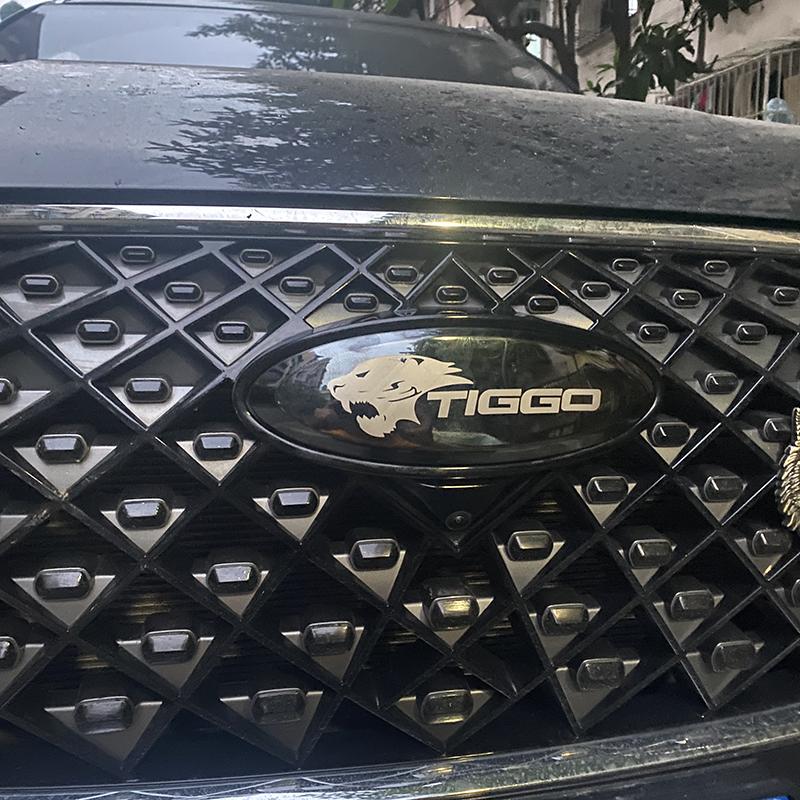Chery Tiggo 8 Pro/8 Pro Max черный значок наклейки с логотипом эмблема Stylin аксессуары для переднего капота из углеродного волокна 2022