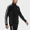 Adidas Куртка Originals Trefoil Casual Sports Stand Collar Striped Jacket Men Jackets Black DX3626