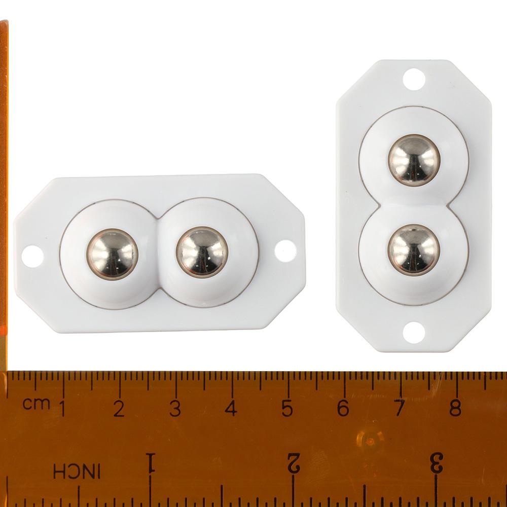 4 шт. Шкив из нержавеющей стали с вращением на 360⁰, 2 ролика, мини-колеса с клейкой основой, коробка для хранения