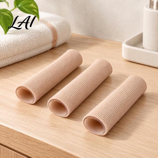 Toe Tube Sleeve with Gel Lining Cuttable Protector for Corns Calluses Finger Blisters Breathable Fabric & Men Women Tubes Blisters