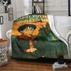 1pc Hogwarts Fire Flannel Blanket Soft Warm Throw for Home, Office, Travel, All-Season Cozy Bedding Gift L1433