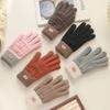 Women Men Warm Winter Touch Screen Gloves Stretch Knit Mittens Wool Full Finger Guantes Female Crochet Glove