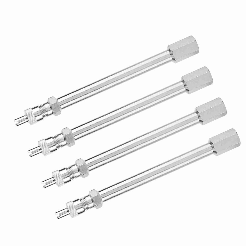 4 шт. 100 мм хромированный удлинитель для вентиля шины адаптер для колеса автомобиля грузовика