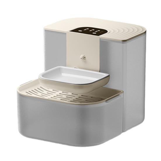 4,5 л Беспроводной фонтан для воды для кошек Без фильтра Разделение сточных вод Умная поилка для домашних животных Перезаряжаемый Автоматический диспенсер воды для комнатных кошек Маленьких собак