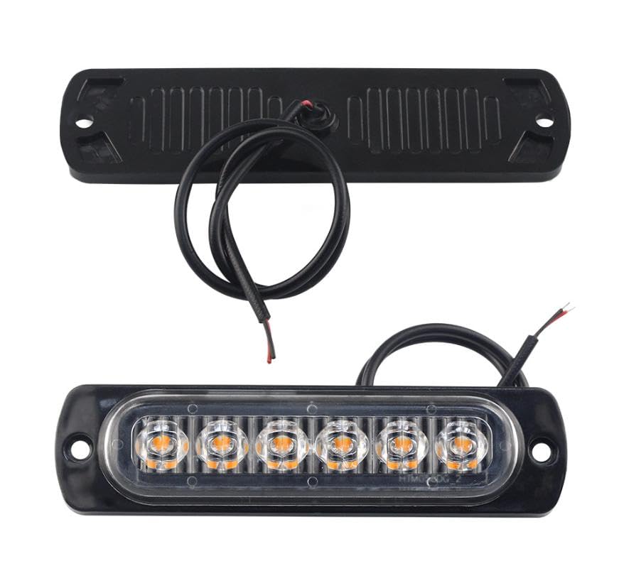 Дневной светодиодный свет, Набор из 2 штук, для автомобилей, /24В, Тонкий, 6000К, Водонепроницаемый, Пыленепроницаемый, Ударопрочный, Совместимый с техосмотром, Общего назначения (белый)