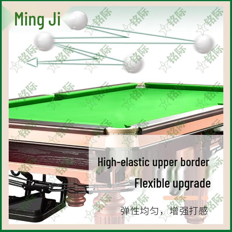 Mingji Rose Gold 9ft Black Eight Billiard Table