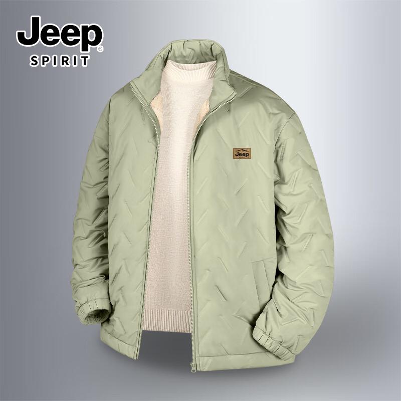 JEEP SPIRIT Men's Warm Fleece-Lined Winter Jacket
